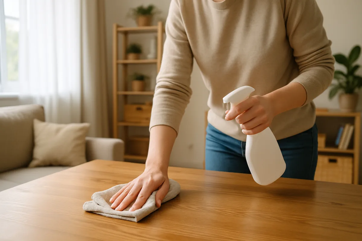 Come eliminare macchie di caffè dai mobili