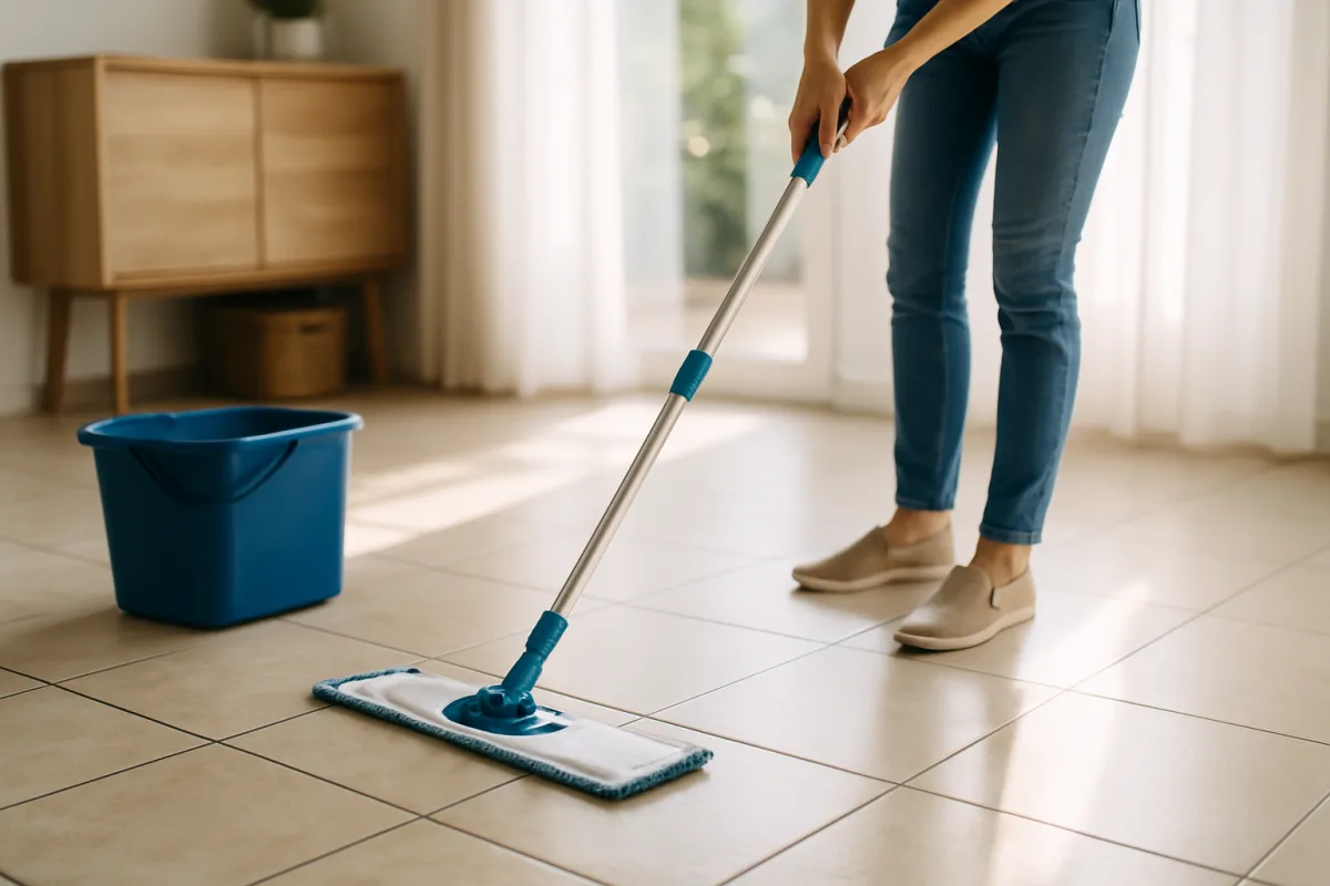 Pulizia pavimenti con acido tamponato: guida sicura