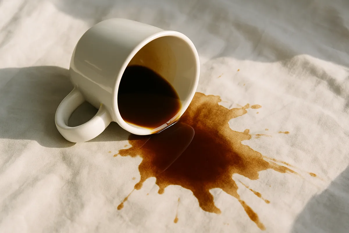 Rimedi naturali per macchie di caffè su tessuti