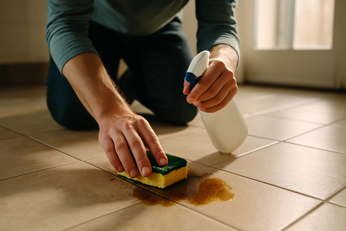Togliere macchie di olio dai pavimenti: guida pratica